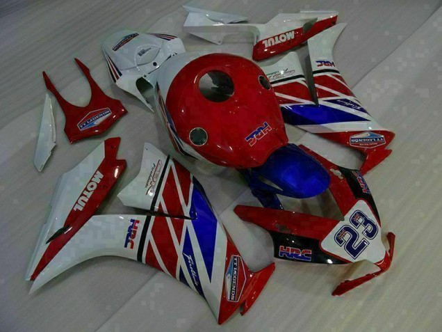 Best 2012-2016 Red White Blue 23 Honda CBR1000RR Bike Fairing Kit Best 2012-2016 Red White Blue 23 Honda CBR1000RR Bike Fairing Kit