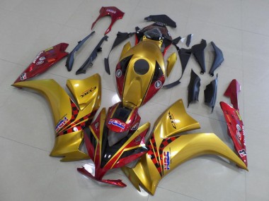Best 2012-2016 Gold and Dark Red Honda CBR1000RR Motor Fairings
