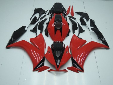 Best 2012-2016 Red Black with No Decals Honda CBR1000RR Moto Fairings