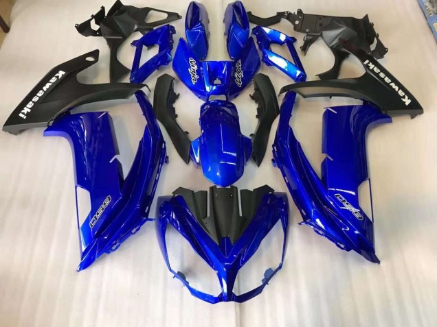 Best 2012-2016 Blue Kawasaki EX650 Replacement Fairings