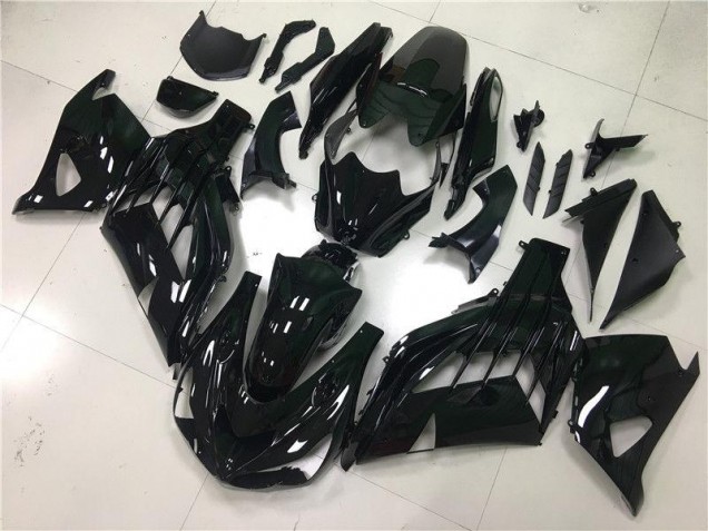 Best 2012-2021 Glossy Black Kawasaki ZX14R ZZR1400 Moto Fairings