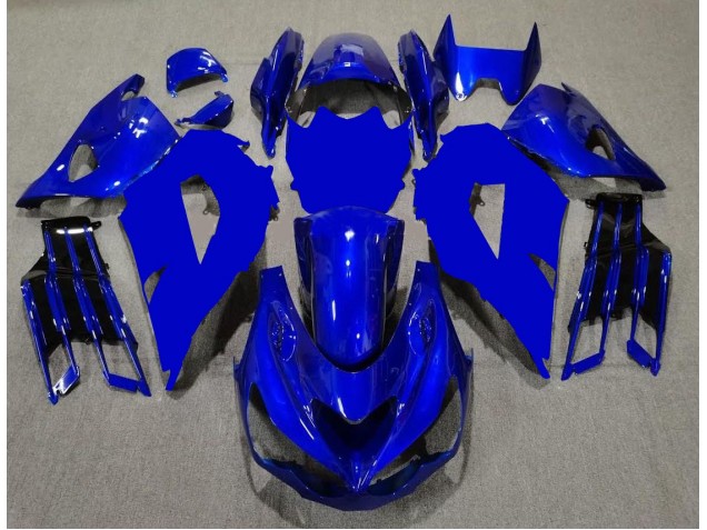 Best 2012-2021 Blue Black Kawasaki ZX14R ZZR1400 Motor Fairings Best 2012-2021 Blue Black Kawasaki ZX14R ZZR1400 Motor Fairings