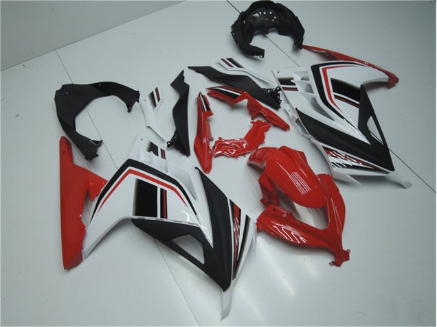 Best 2013-2016 Red White Black Kawasaki EX300 Motorbike Fairing Best 2013-2016 Red White Black Kawasaki EX300 Motorbike Fairing