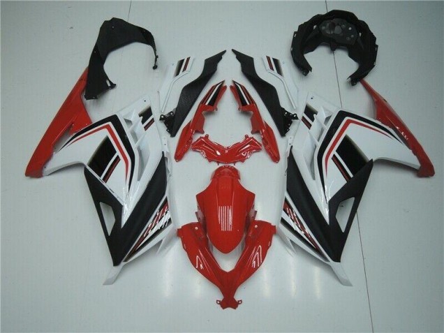 Best 2013-2016 Red White Black Kawasaki EX300 Motorbike Fairing Best 2013-2016 Red White Black Kawasaki EX300 Motorbike Fairing