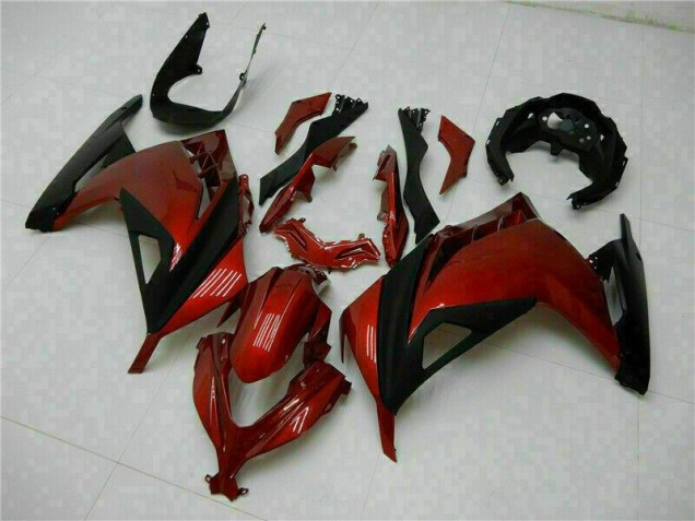 Best 2013-2016 Red Kawasaki EX300 Motorbike Fairing Kits
