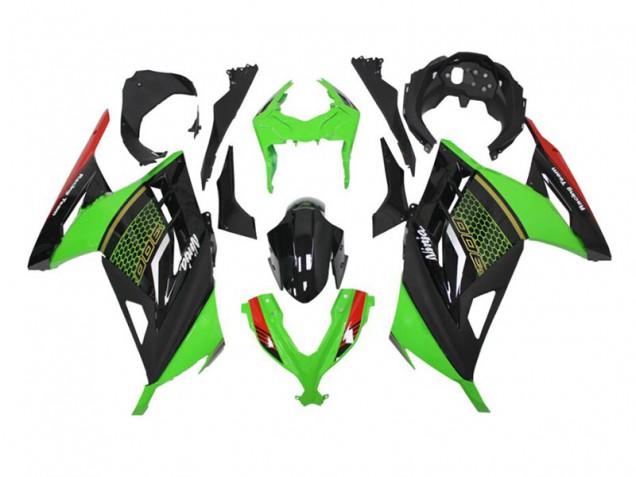 Best 2013-2016 Green Black Kawasaki EX300 Motor Bike Fairings & Bodywork Best 2013-2016 Green Black Kawasaki EX300 Motor Bike Fairings & Bodywork