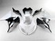 Best 2013-2018 White Black Kawasaki ZX6R Motorbike Fairings Best 2013-2018 White Black Kawasaki ZX6R Motorbike Fairings