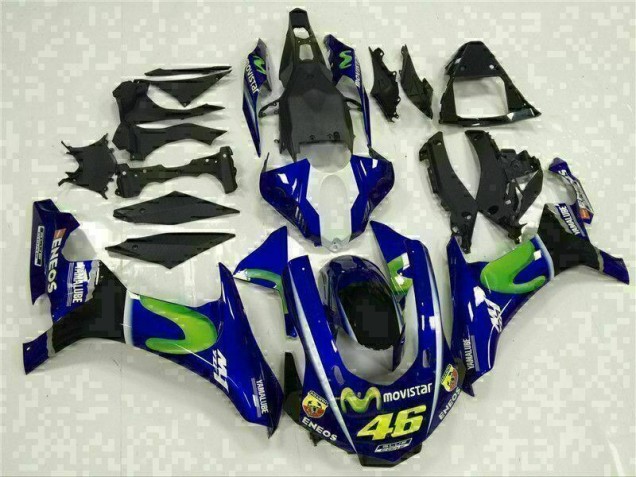 Best 2015-2019 Blue Yamaha YZF R1 Motorcycle Fairing Kit