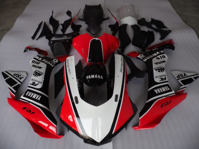 Best 2015-2019 Red White Black Yamaha YZF R1 Motorcycle Replacement Fairings