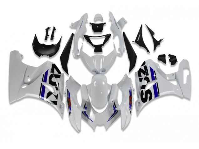 Best 2017-2021 White Blue Suzuki GSXR 1000 Motorcycle Fairings Best 2017-2021 White Blue Suzuki GSXR 1000 Motorcycle Fairings