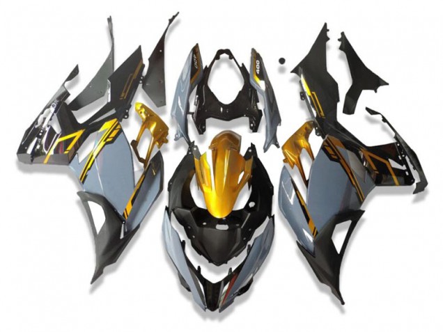 Best 2018-2023 Grey Black Kawasaki EX400 Motorbike Fairing Kits Best 2018-2023 Grey Black Kawasaki EX400 Motorbike Fairing Kits