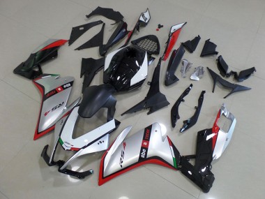 Best 2011-2018 Black Silver Red Aprilia RS4 50 125 Bike Fairings