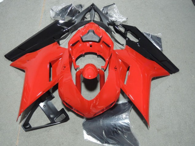 Best 2007-2014 Red Black Ducati 1098 Motorcycle Fairing Best 2007-2014 Red Black Ducati 1098 Motorcycle Fairing