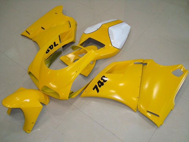 Best 1993-2005 Yellow Ducati 748 916 996 996S Motorcycle Fairings