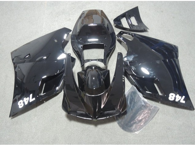 Best 1993-2005 Black Ducati 748 Motorcycle Fairing Kit