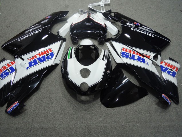 Best 2003-2004 Black White Ducati 749 Motorcyle Fairings