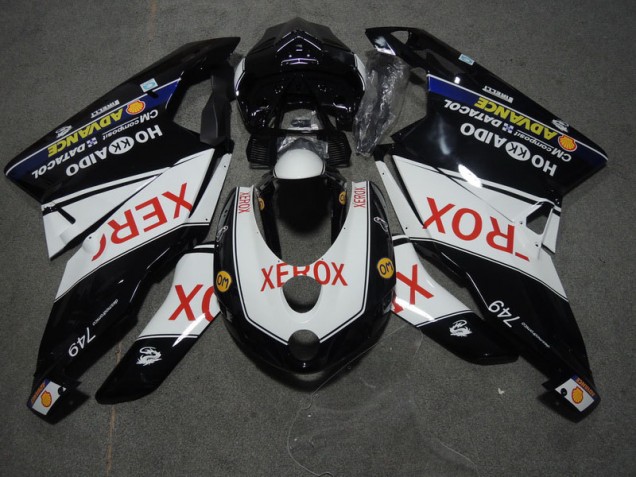 Best 2005-2006 Black White Xerox Ducati 749 Motorcycle Replacement Fairings