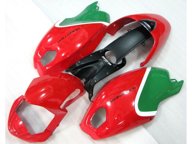 Best 2008-2012 Red Green Monster Ducati Monster 696 Motorcycle Replacement Fairings
