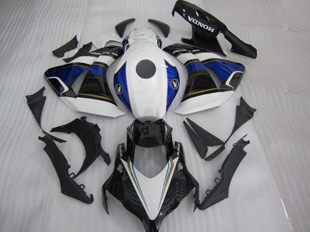 Best 2004-2005 Black White Blue Honda CBR1000RR Motorcycle Fairings Kit Best 2004-2005 Black White Blue Honda CBR1000RR Motorcycle Fairings Kit