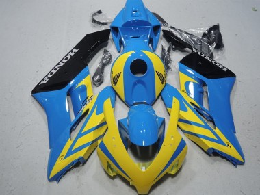 Best 2004-2005 Blue Yellow Honda CBR1000RR Motorcycle Fairing Kits