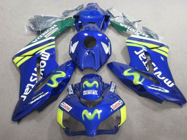 Best 2004-2005 Blue Movistar Castrol Honda CBR1000RR Motorbike Fairing Best 2004-2005 Blue Movistar Castrol Honda CBR1000RR Motorbike Fairing
