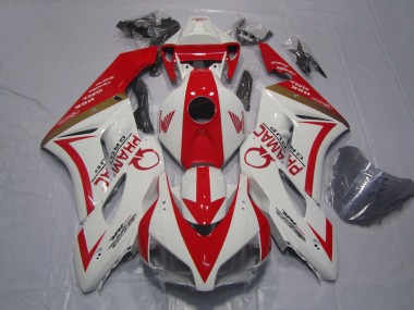 Best 2004-2005 White Red PRAMAC Honda CBR1000RR Motorcycle Bodywork
