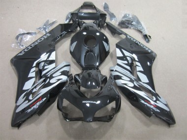 Best 2004-2005 Black Silver Honda CBR1000RR Motorcycle Fairings Kits