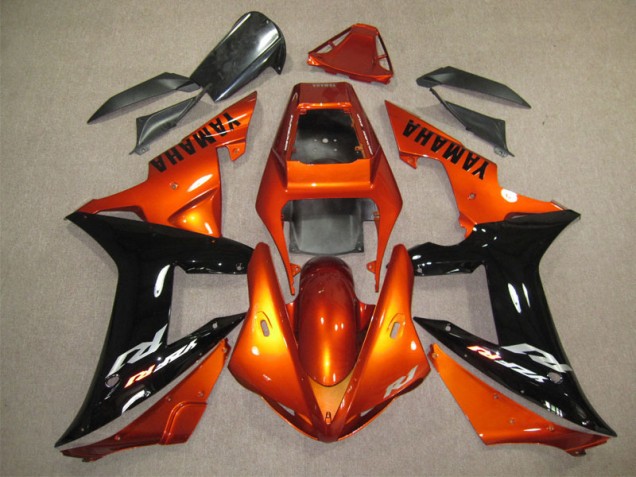 Best 2004-2005 Orange Black Honda CBR1000RR Motor Fairings