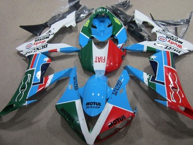 Best 2004-2005 Blue Red Green Motul Honda CBR1000RR Motorcycle Fairing