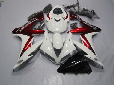 Best 2004-2005 White Red Honda CBR1000RR Motorcycle Fairing Kits
