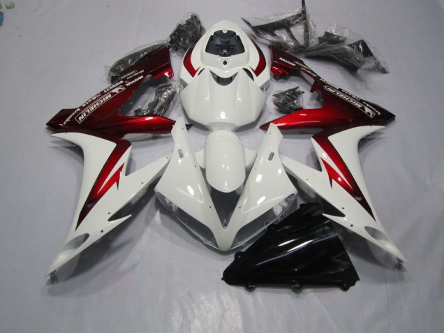 Best 2004-2005 White Red Honda CBR1000RR Motorcycle Fairing Kits