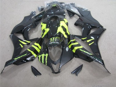 Best 2004-2005 Black Green Monster Honda CBR1000RR Bike Fairings