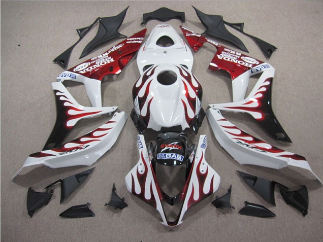 Best 2004-2005 White Red Flame SHARK Honda CBR1000RR Motorbike Fairing Best 2004-2005 White Red Flame SHARK Honda CBR1000RR Motorbike Fairing