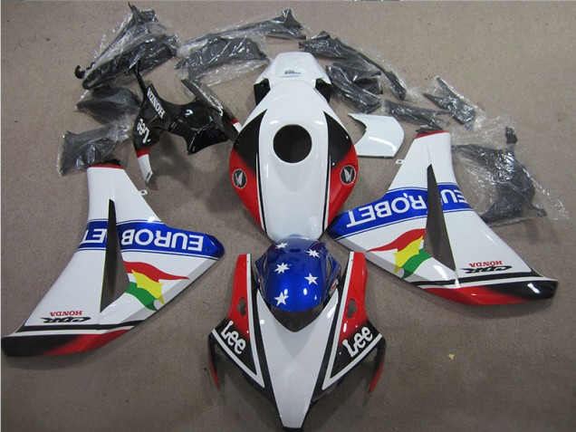 Best 2006-2007 EUROBET Lee Honda CBR1000RR Motorcycle Fairing
