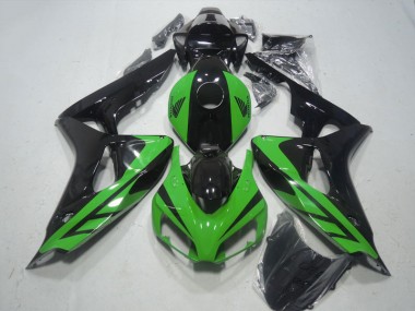 Best 2006-2007 Black Green Honda CBR1000RR Motorcylce Fairings