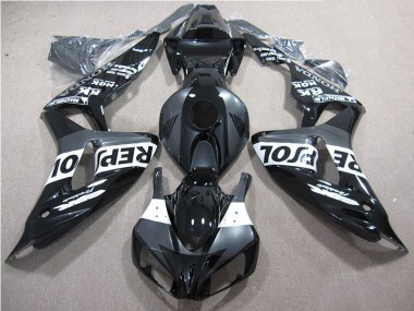 Best 2006-2007 Black Repsol Honda CBR1000RR Motorcycle Fairing Kits