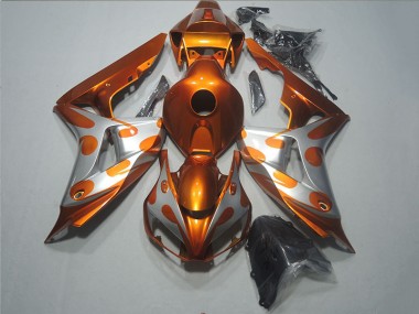 Best 2006-2007 Orange Honda CBR1000RR Motorcycle Replacement Fairings