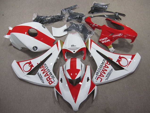 Best 2008-2011 White Red PRAMAC Honda CBR1000RR Bike Fairing