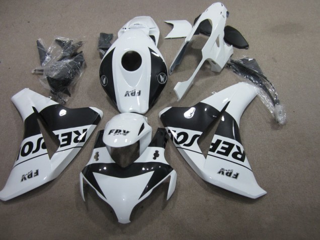 Best 2008-2011 Black White Repsol Honda CBR1000RR Replacement Motorcycle Fairings