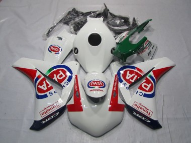 Best 2008-2011 White Red PATA Honda CBR1000RR Bike Fairing Kit