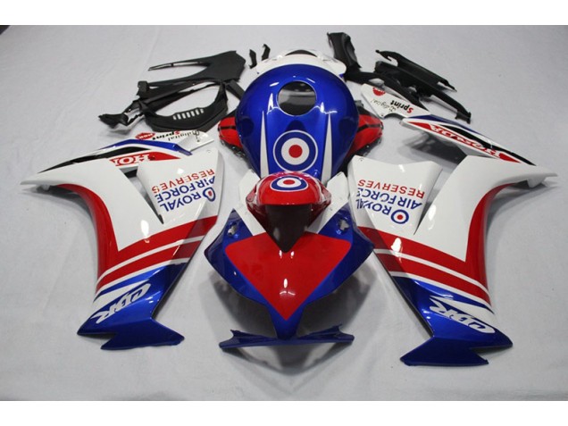 Best 2012-2016 Blue Red Royal Air Force Reserves Honda CBR1000RR Motorcylce Fairings