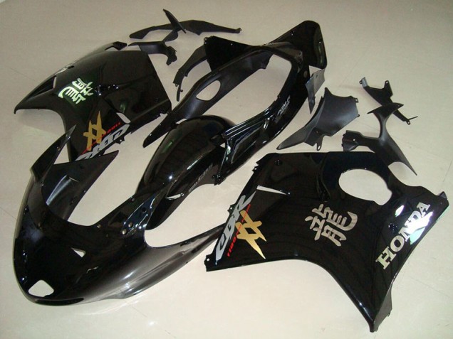 Best 1996-2007 Black Honda CBR1100XX Blackbird Motorcycle Fairing Kits