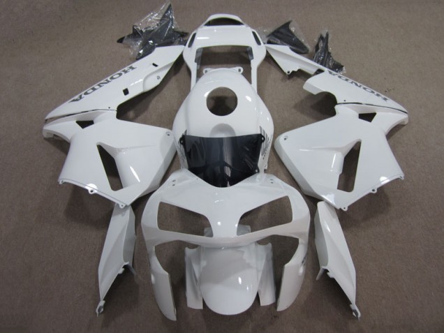 Best 2003-2004 White Honda CBR600RR Motorcycle Fairings Best 2003-2004 White Honda CBR600RR Motorcycle Fairings