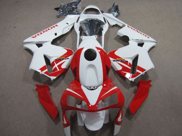 Best 2003-2004 White Red Honda CBR600RR Motorcycle Fairing Kits Best 2003-2004 White Red Honda CBR600RR Motorcycle Fairing Kits