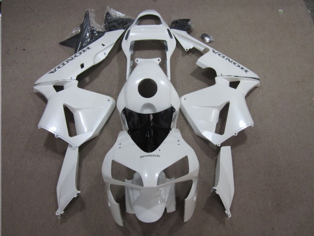 Best 2003-2004 White Honda CBR600RR Bike Fairings Best 2003-2004 White Honda CBR600RR Bike Fairings