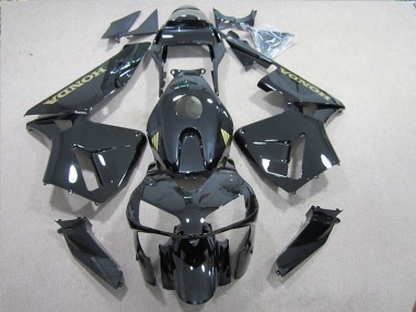 Best 2005-2006 Black Gold Decal Honda CBR600RR Motorbike Fairings