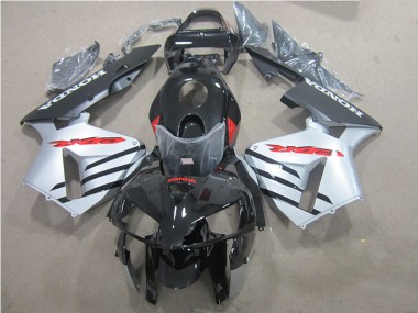 Best 2005-2006 Black Red Honda CBR600RR Motorcycle Fairings