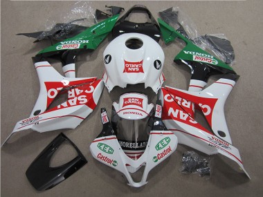 Best 2007-2008 Red White San Carlo Honda CBR600RR Motorbike Fairing