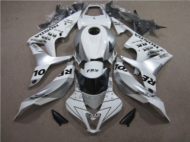 Best 2007-2008 Silver Repsol Honda CBR600RR Bike Fairings