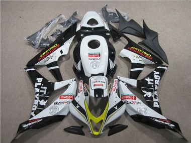 Best 2007-2008 Black Red White DENSO Honda CBR600RR Replacement Motorcycle Fairings